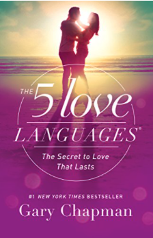 Cover of a book about relationships called The 5 Love Languages.